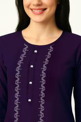 Violet Long Top