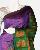 Violet Saree