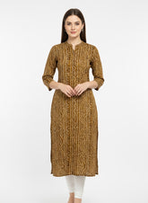 Musted Yellow Long Top