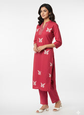 Red 2PC Chudidhar