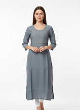 Grey Long Top kurti