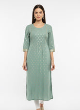 Blue Long Top Kurti