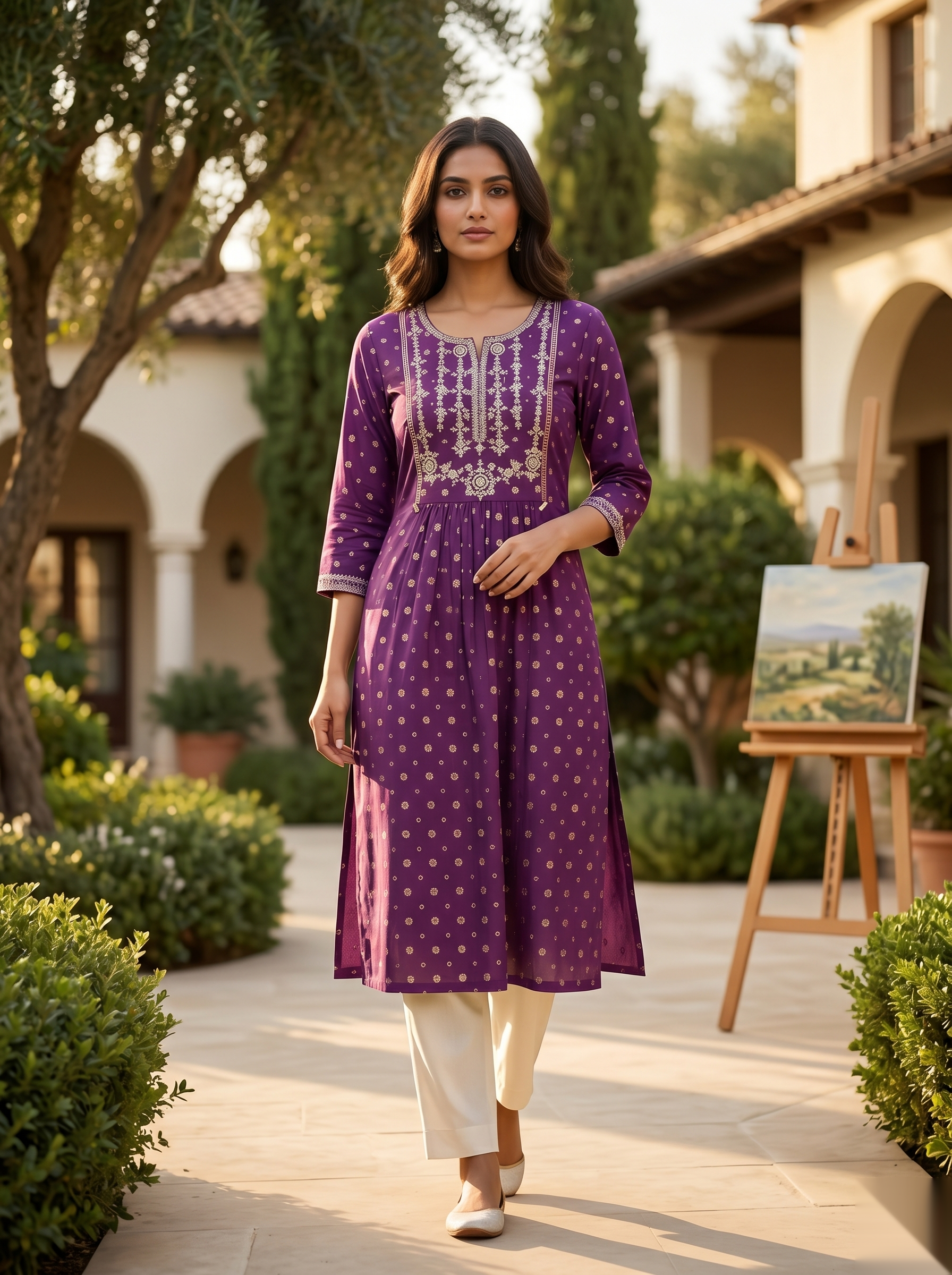 Designer Top - Purple