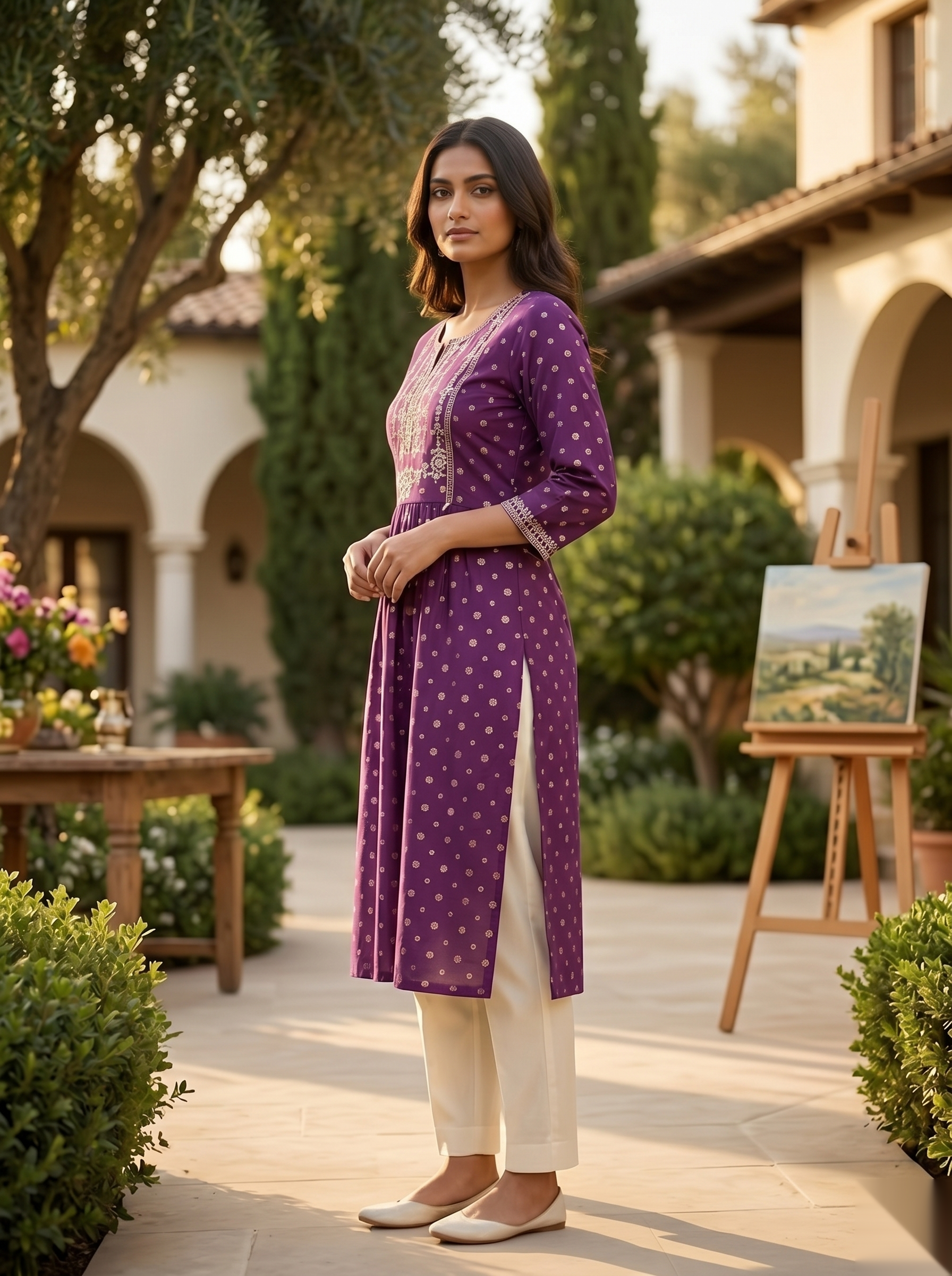 Designer Top - Purple