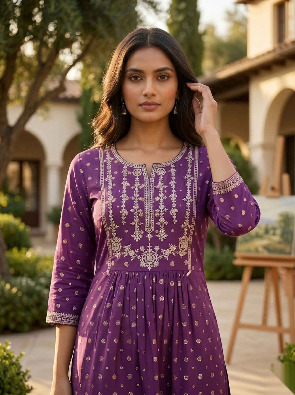 Designer Top - Purple