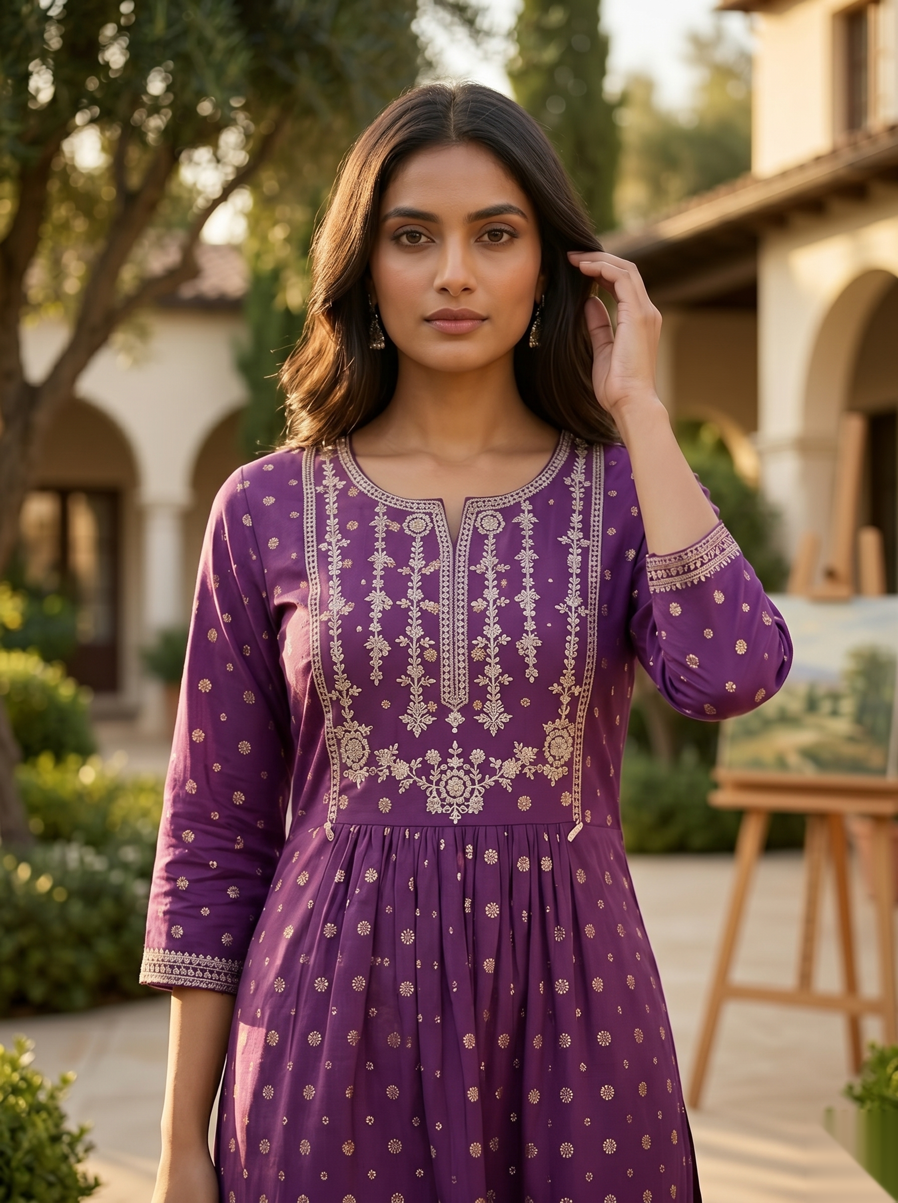 Designer Top - Purple