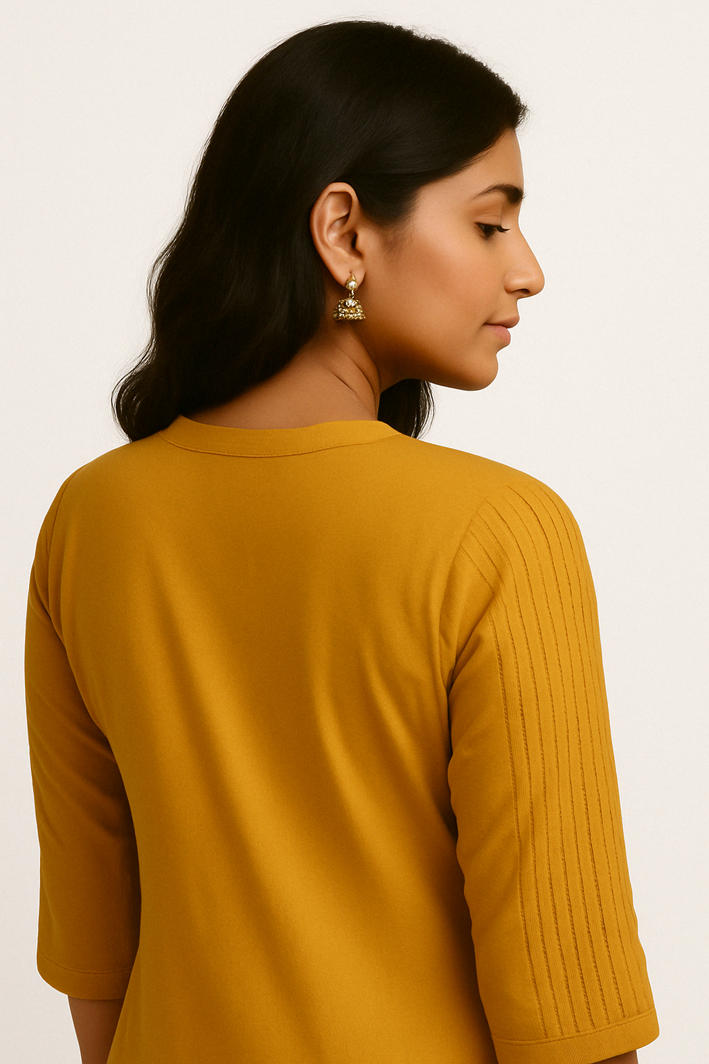 Yellow Long Top Airline
