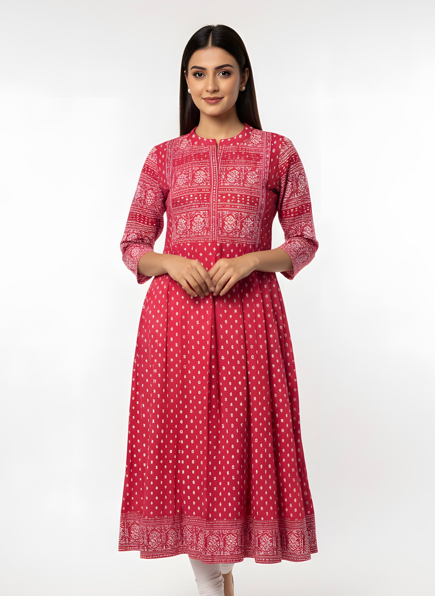 Red umbrella D3 Long Top