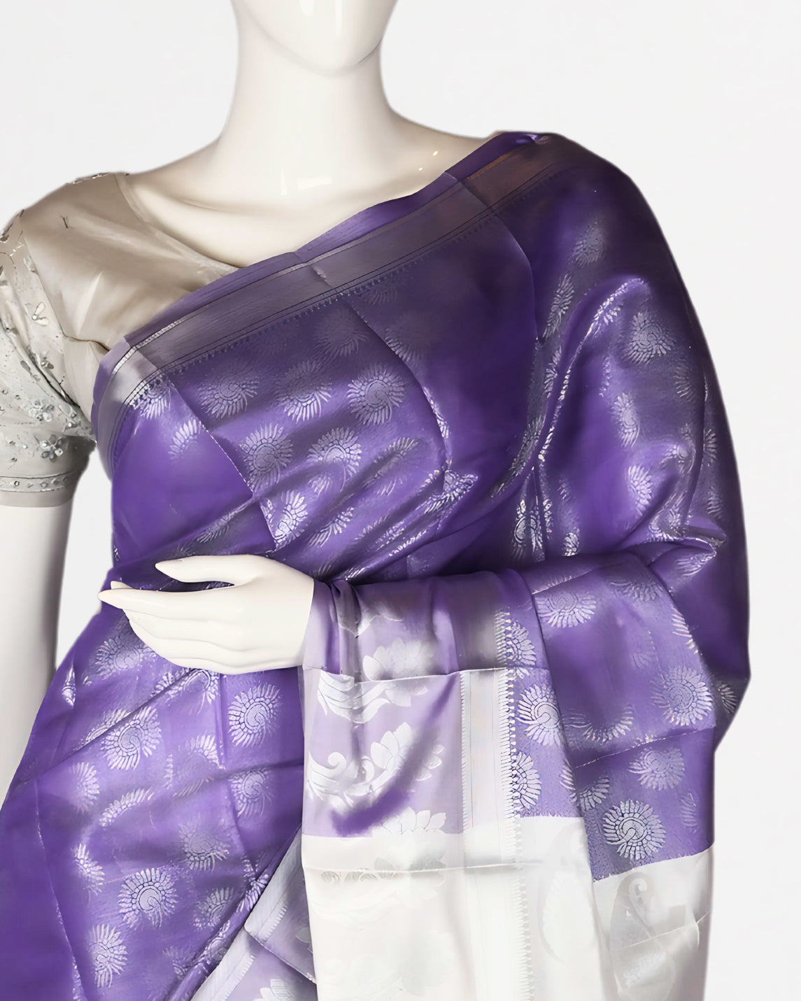 Purple Saree