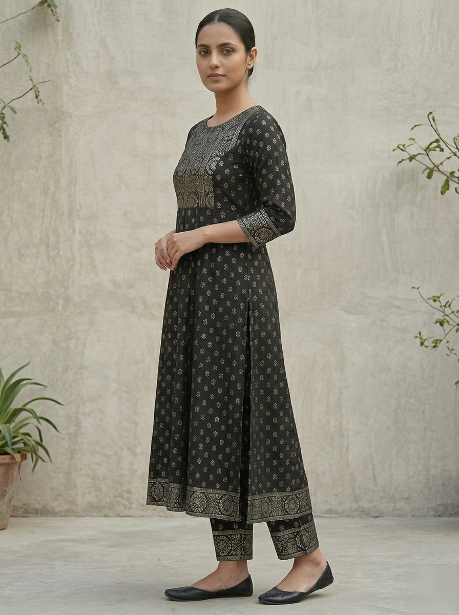 Black umbrella D3 Long Top