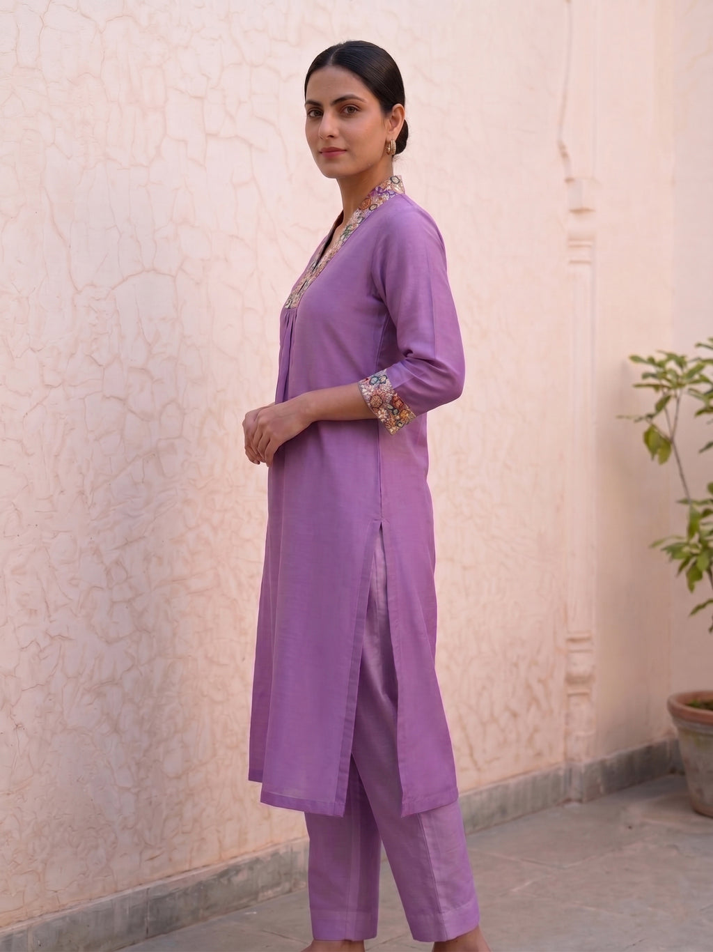 Purple kurti