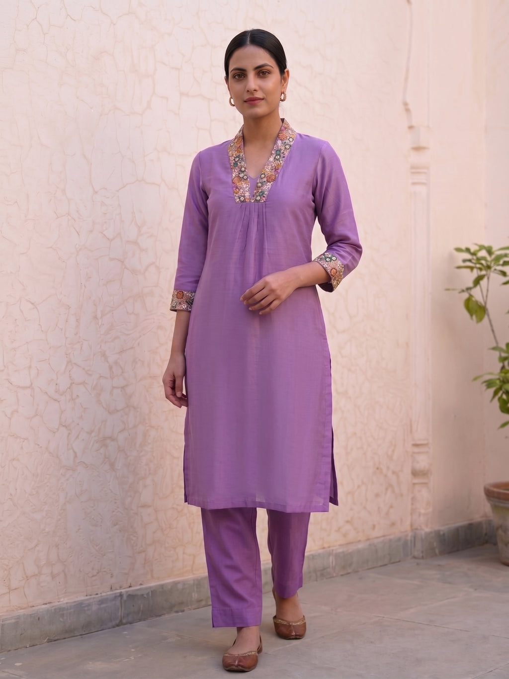 Purple kurti