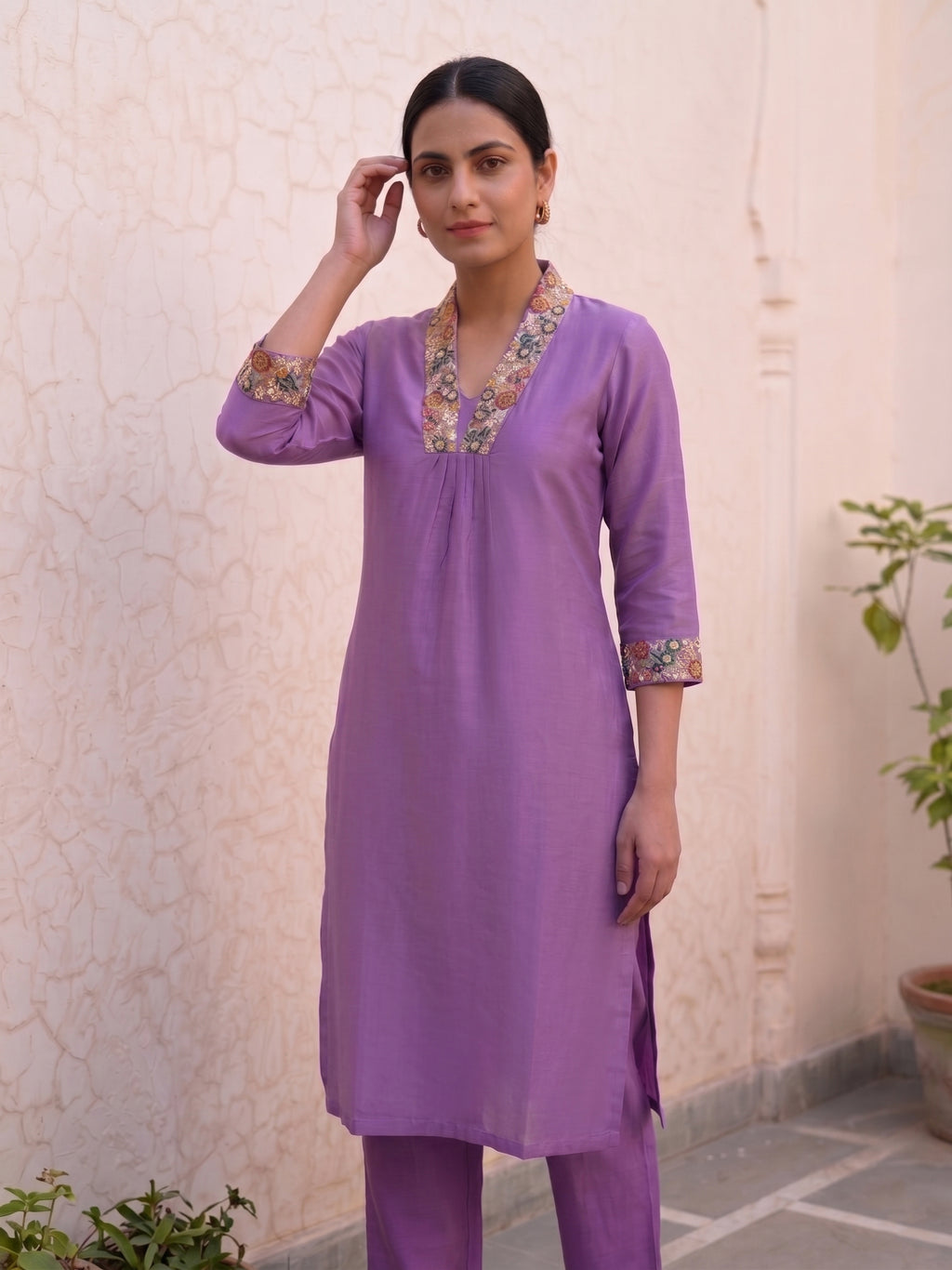 Purple kurti