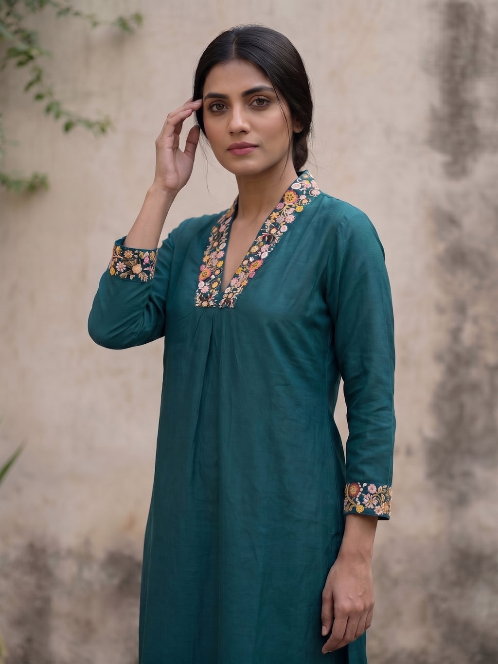 Navy blue kurti
