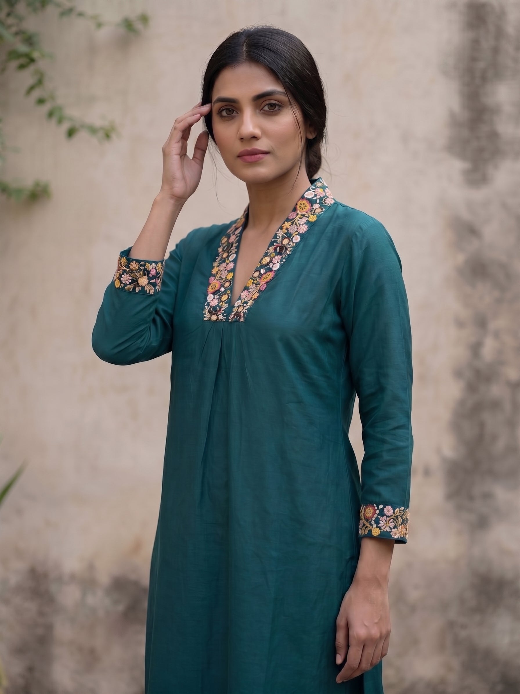 Navy blue kurti
