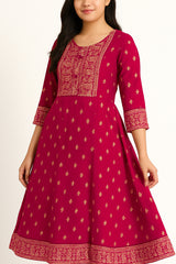 Red Long Top