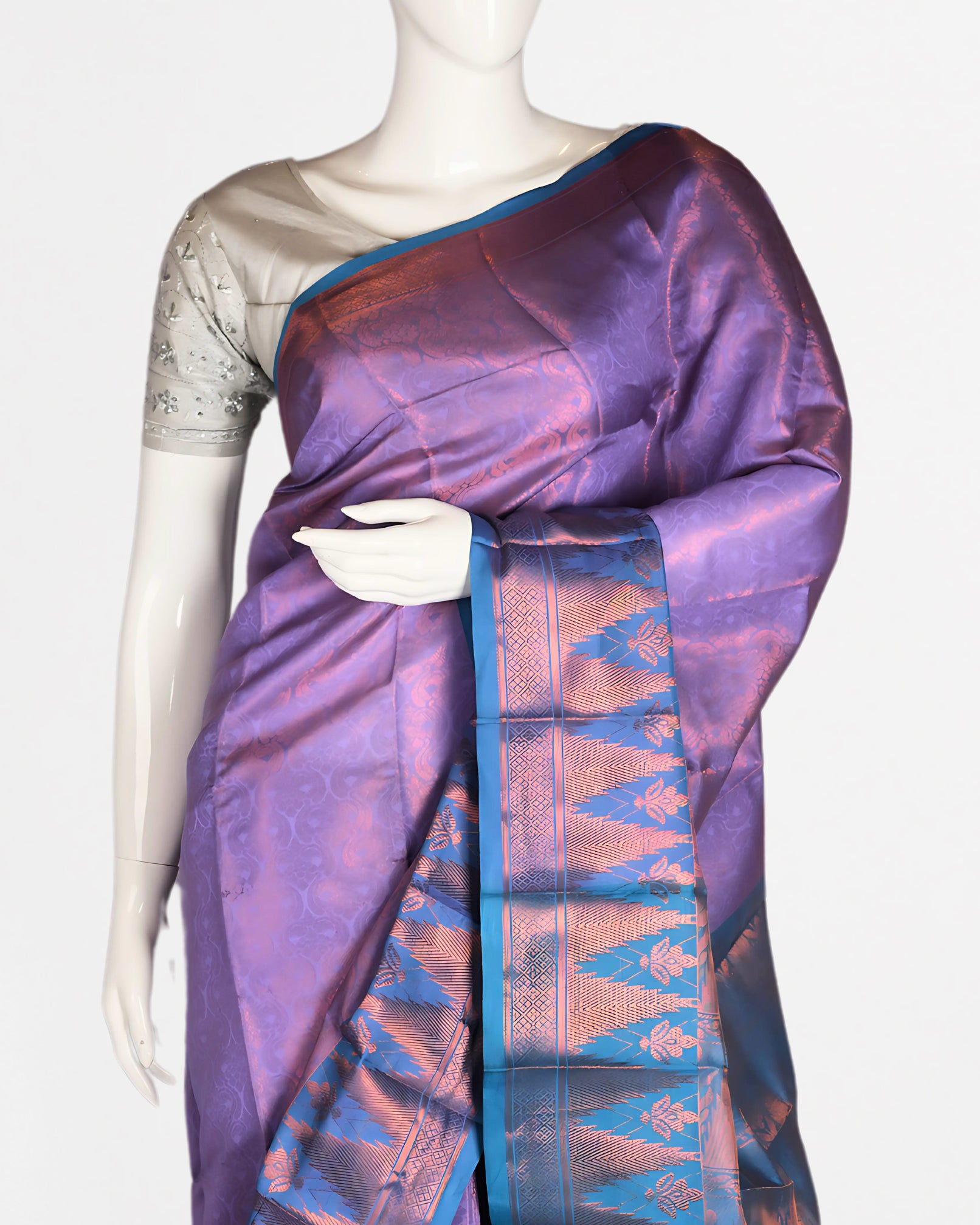 Violet Saree