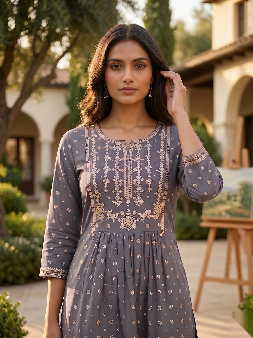 Designer Top - Grey