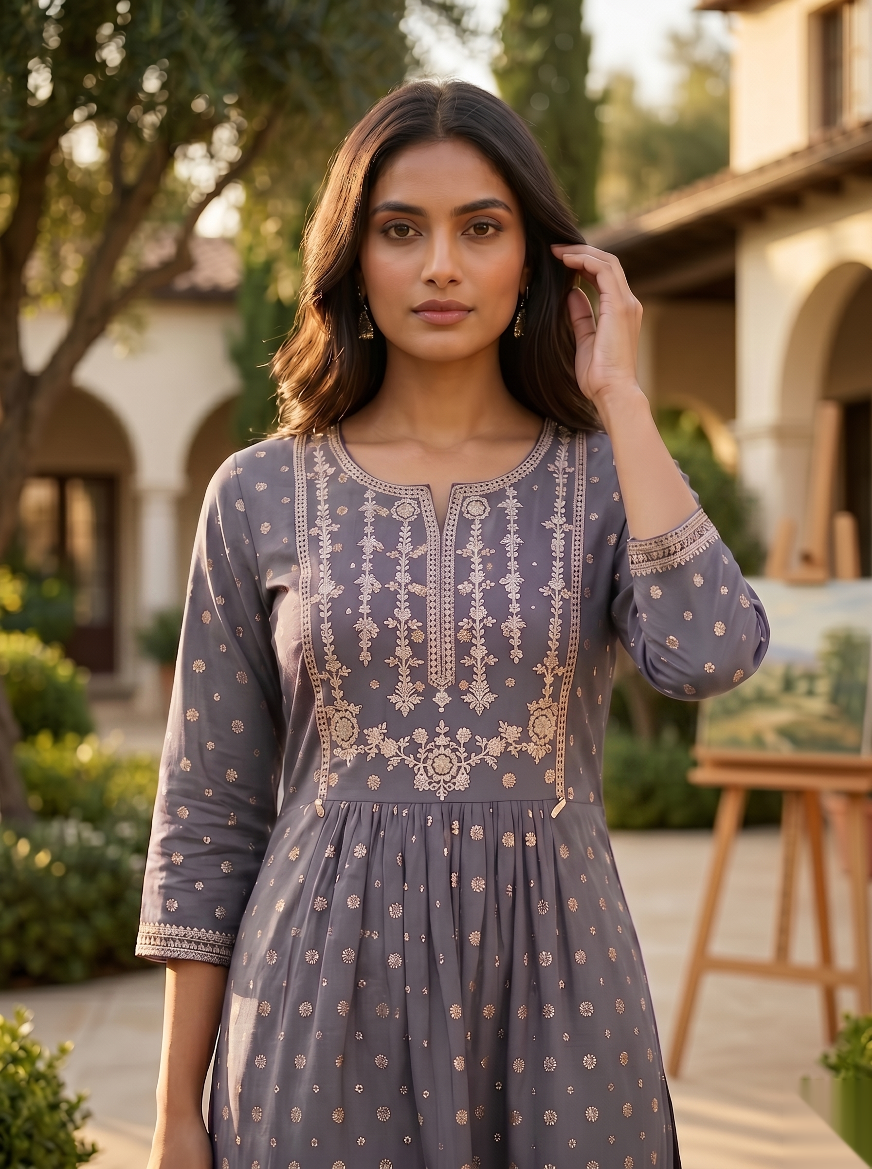Designer Top - Grey