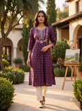 Designer Top - mid Purple
