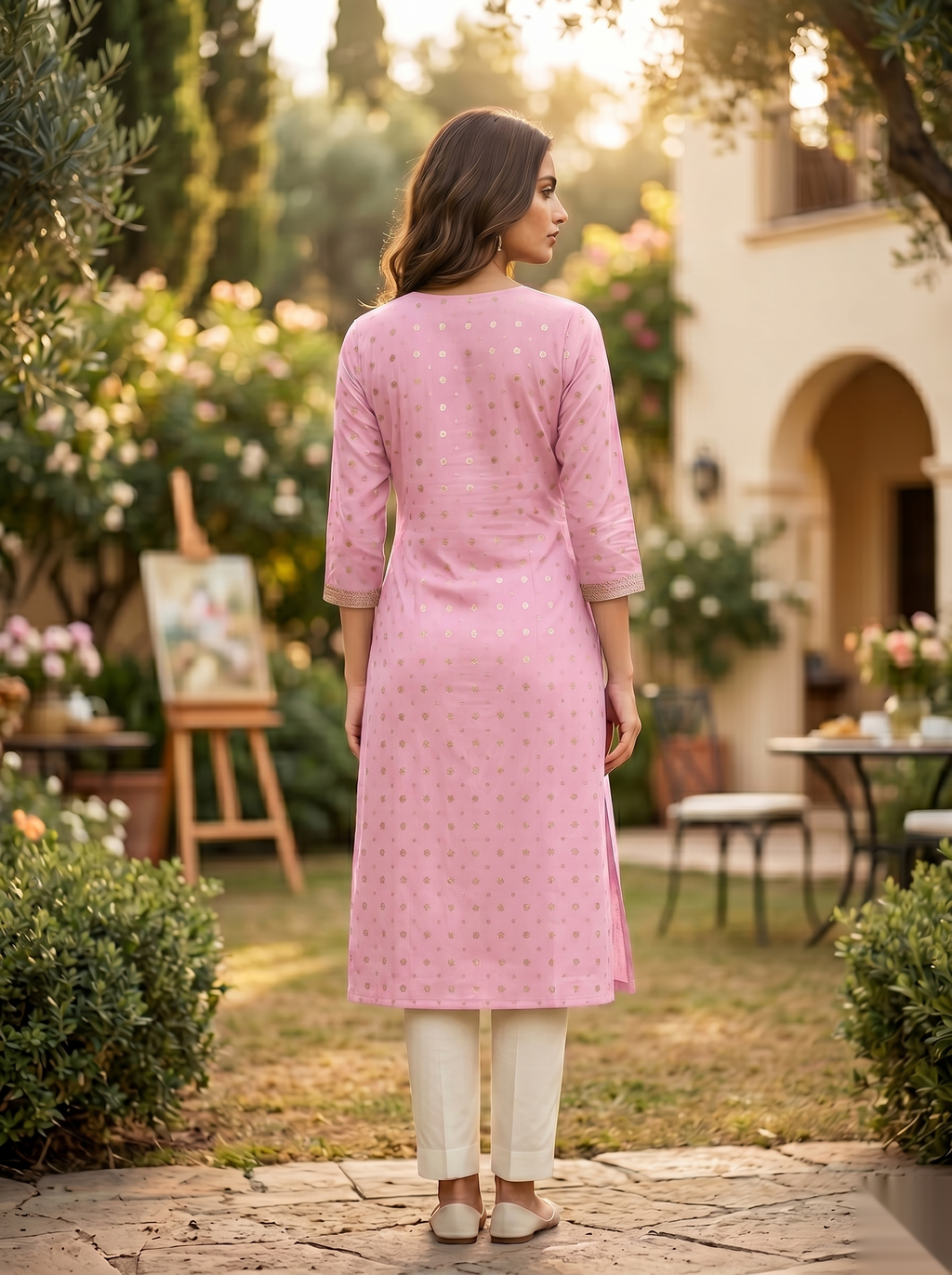 Designer Top - Pink