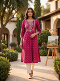 Designer Top - Dark Pink