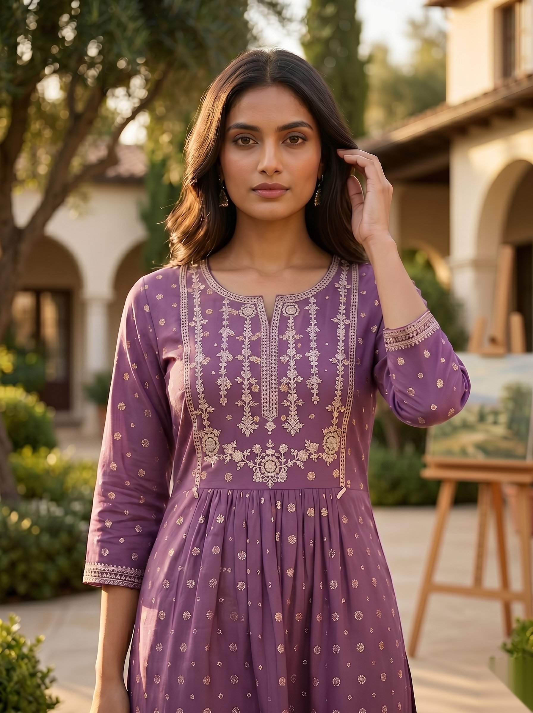 Designer Top - Dull pink