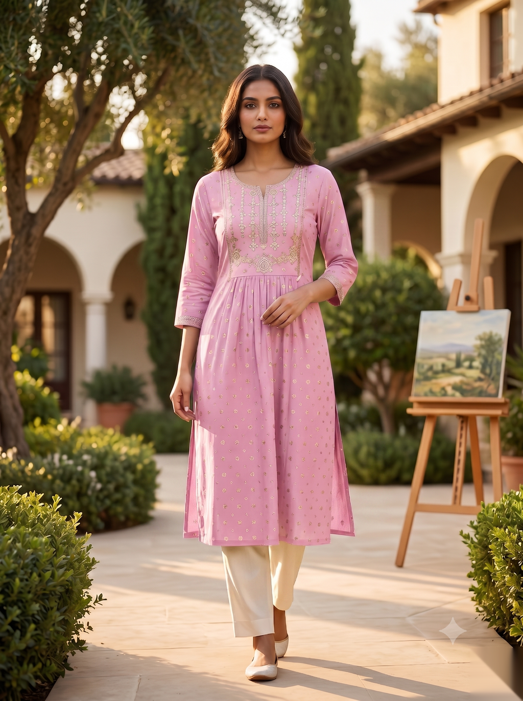 Designer Top - Pink