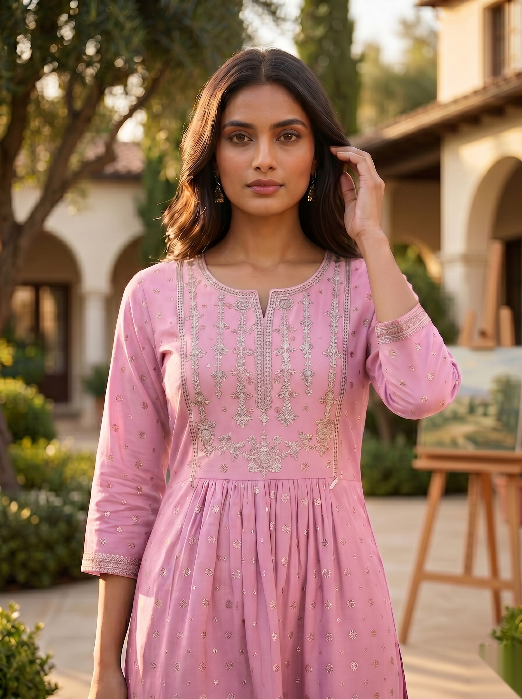 Designer Top - Pink