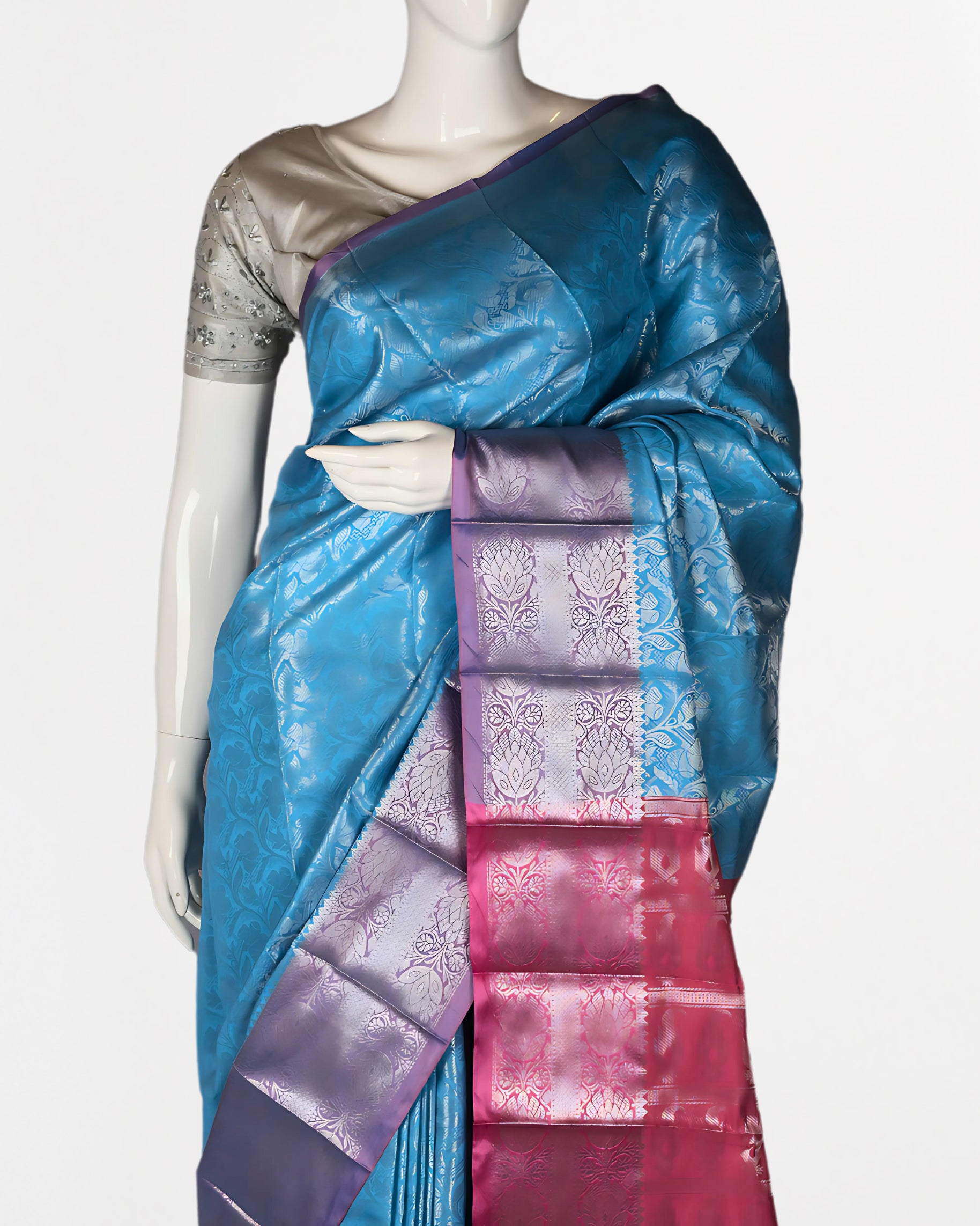 Blue Saree
