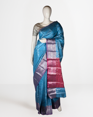 Blue Saree