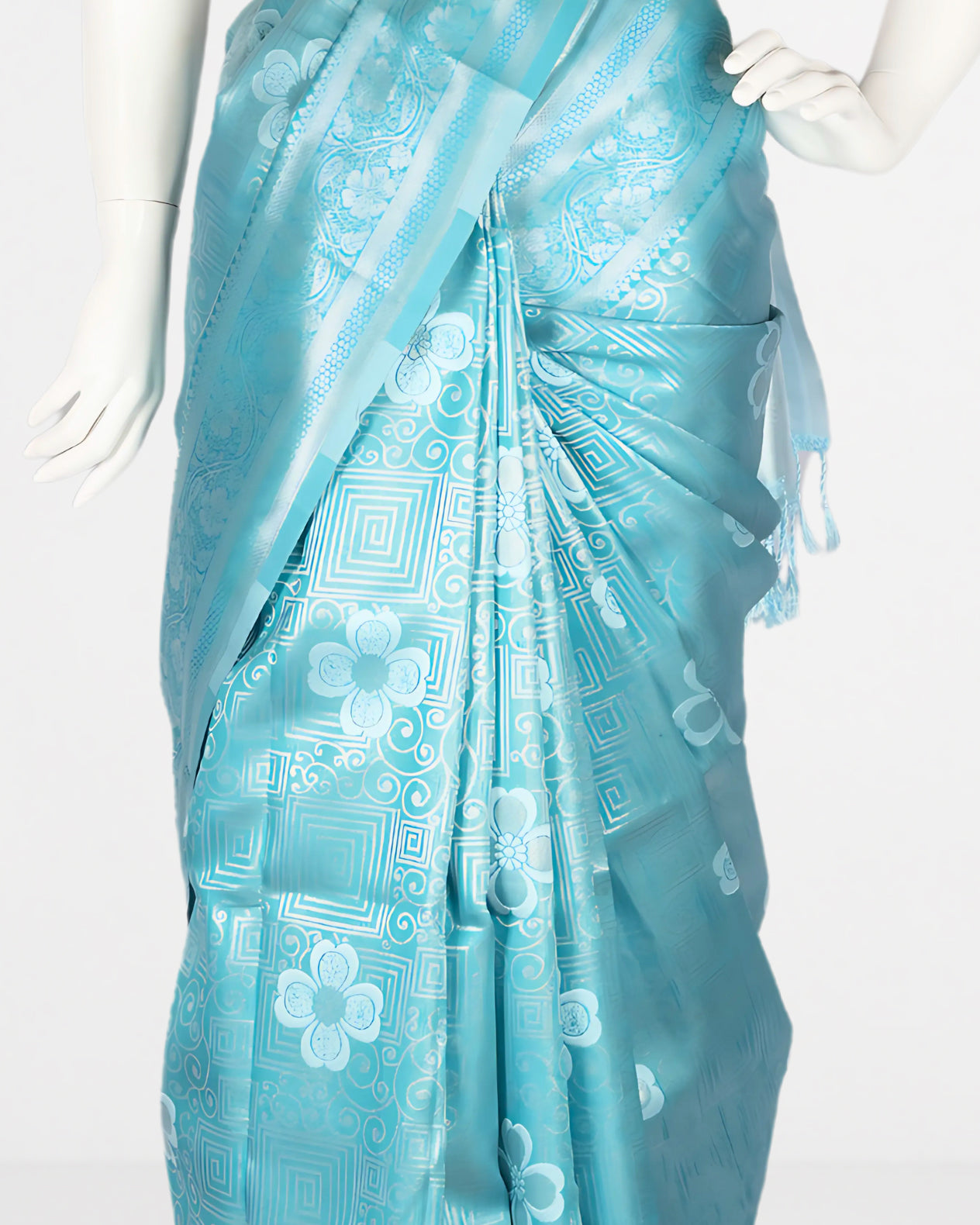 Sky Blue Saree