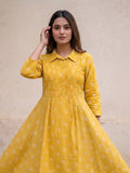 Yellow Collar 2pc kurti
