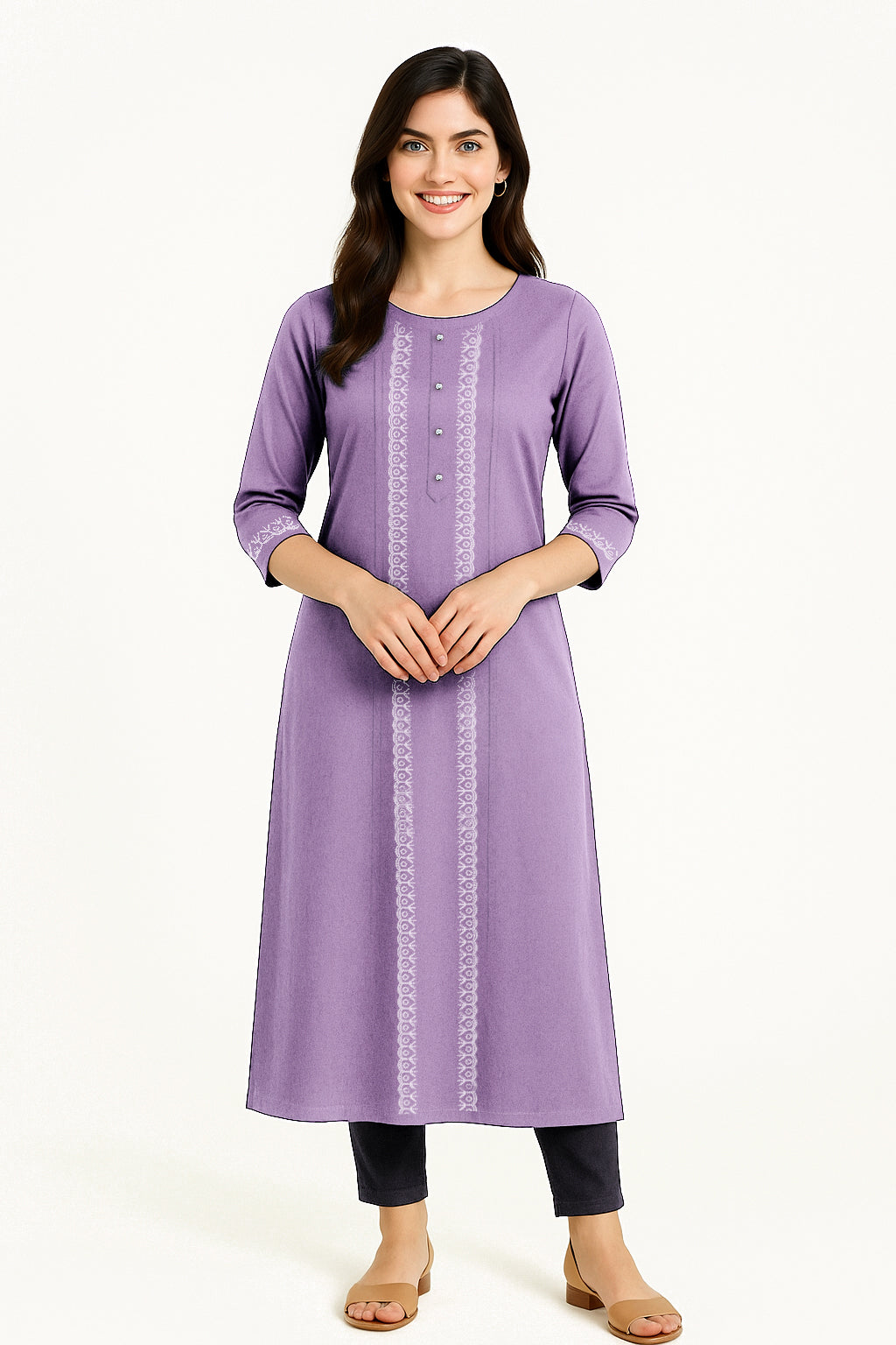 Purple Long Top