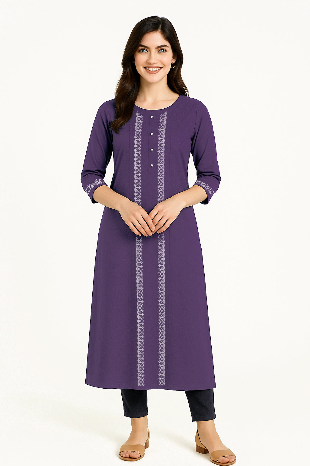 Violet Long Top