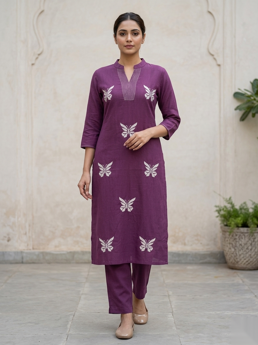 Violet 2PC Chudidhar