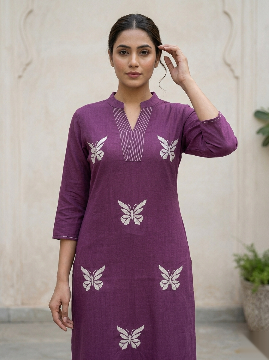 Violet 2PC Chudidhar