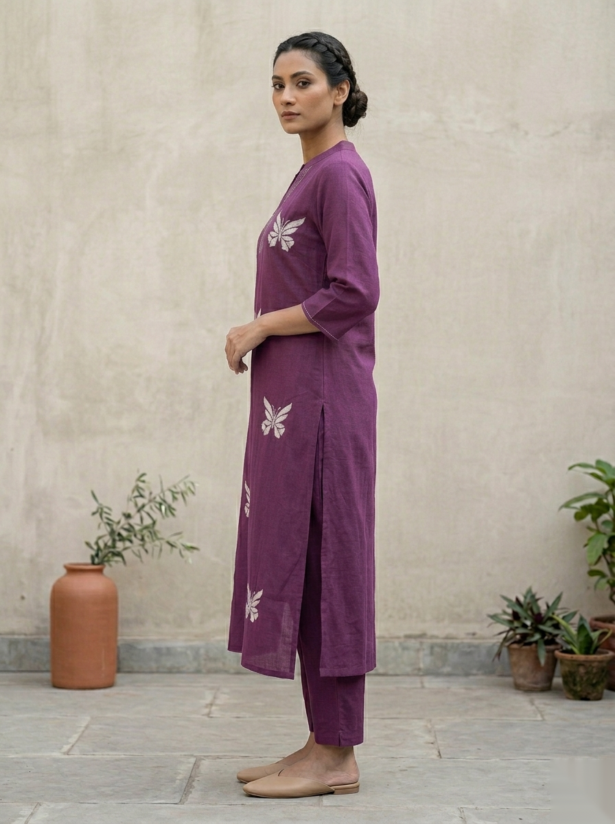 Violet 2PC Chudidhar