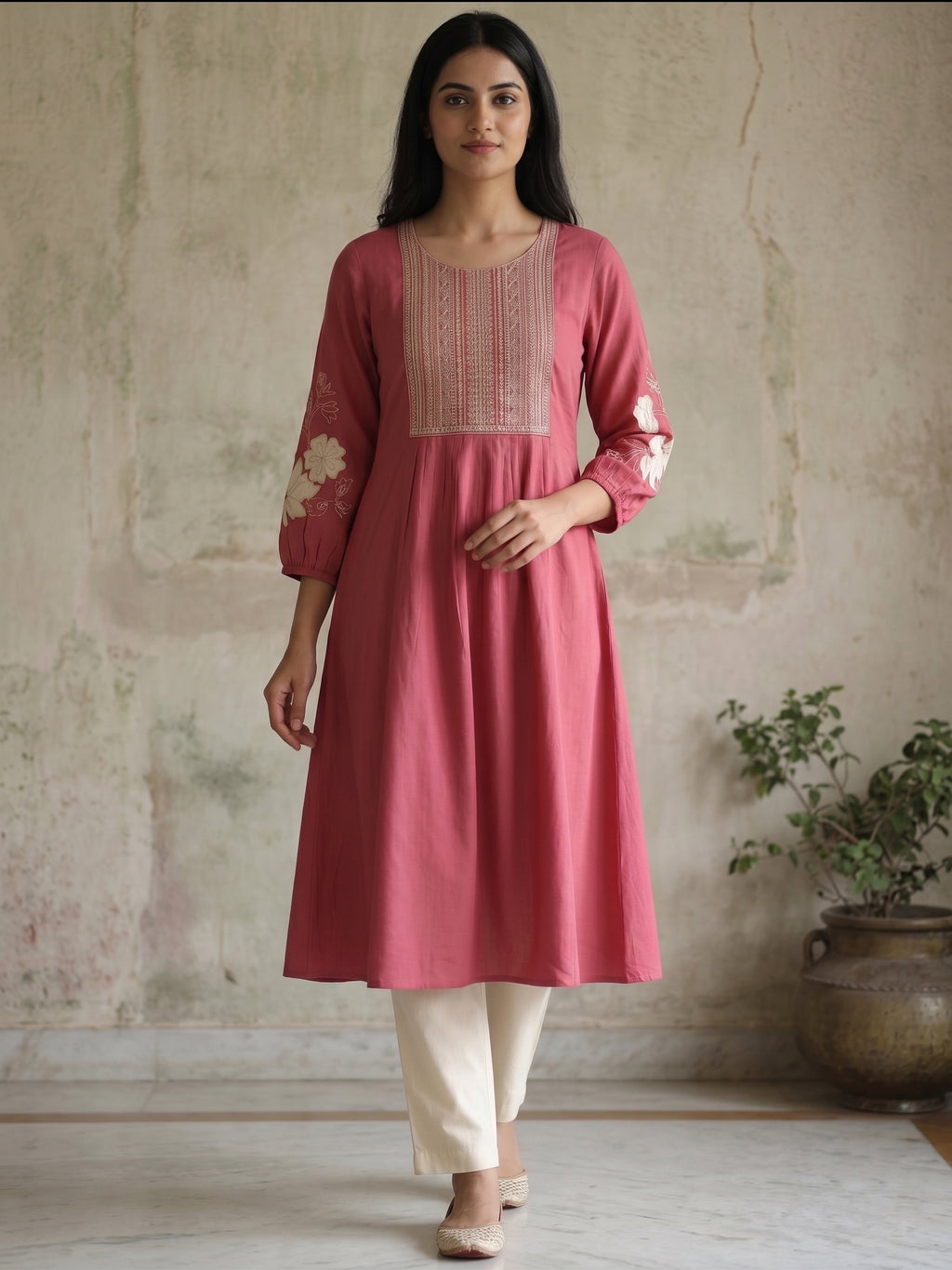 Designer Embroidery Kurti