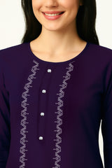 Violet Long Top