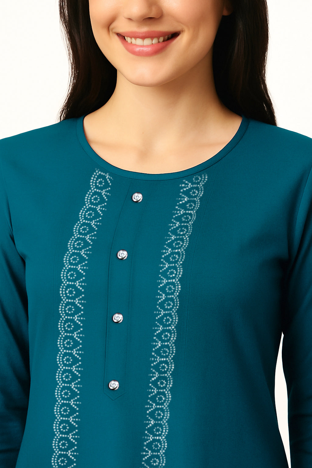 Green Long Top