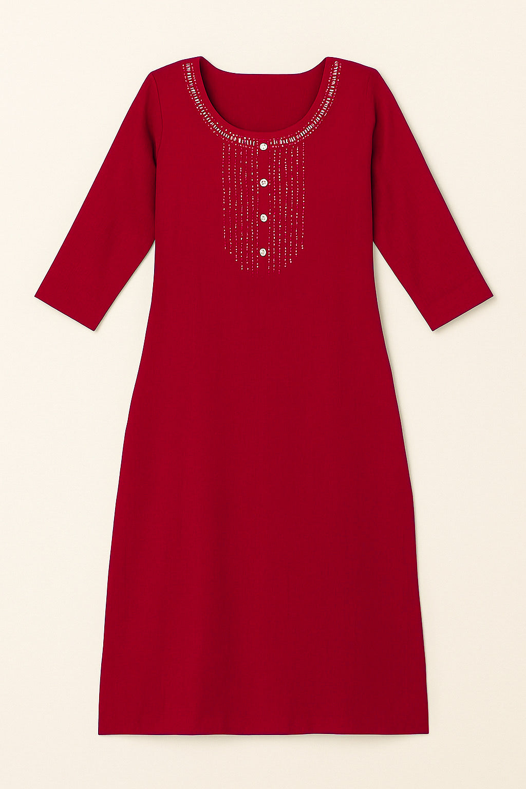 Red Stone Long Top