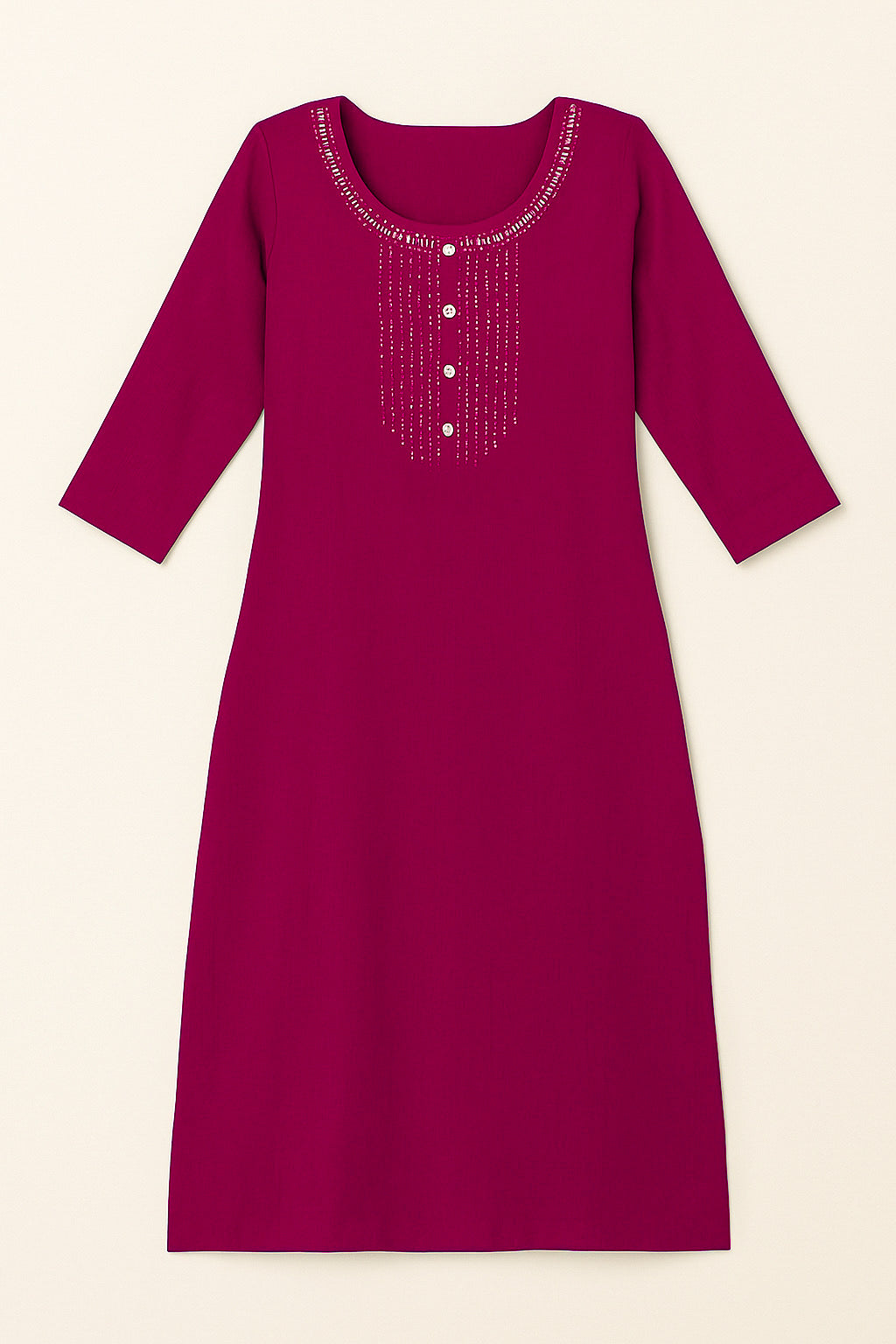 Pink Stone Long Top