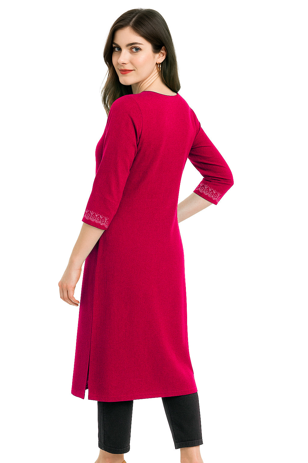 Red Long Top