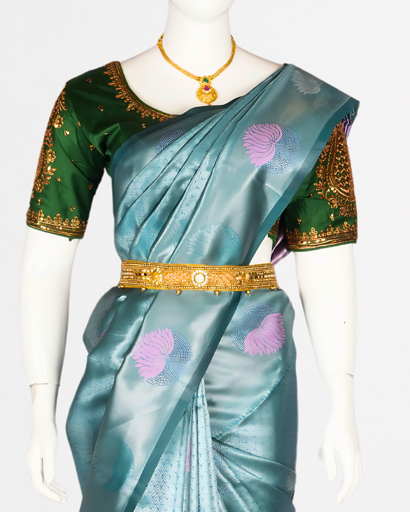 Green Saree