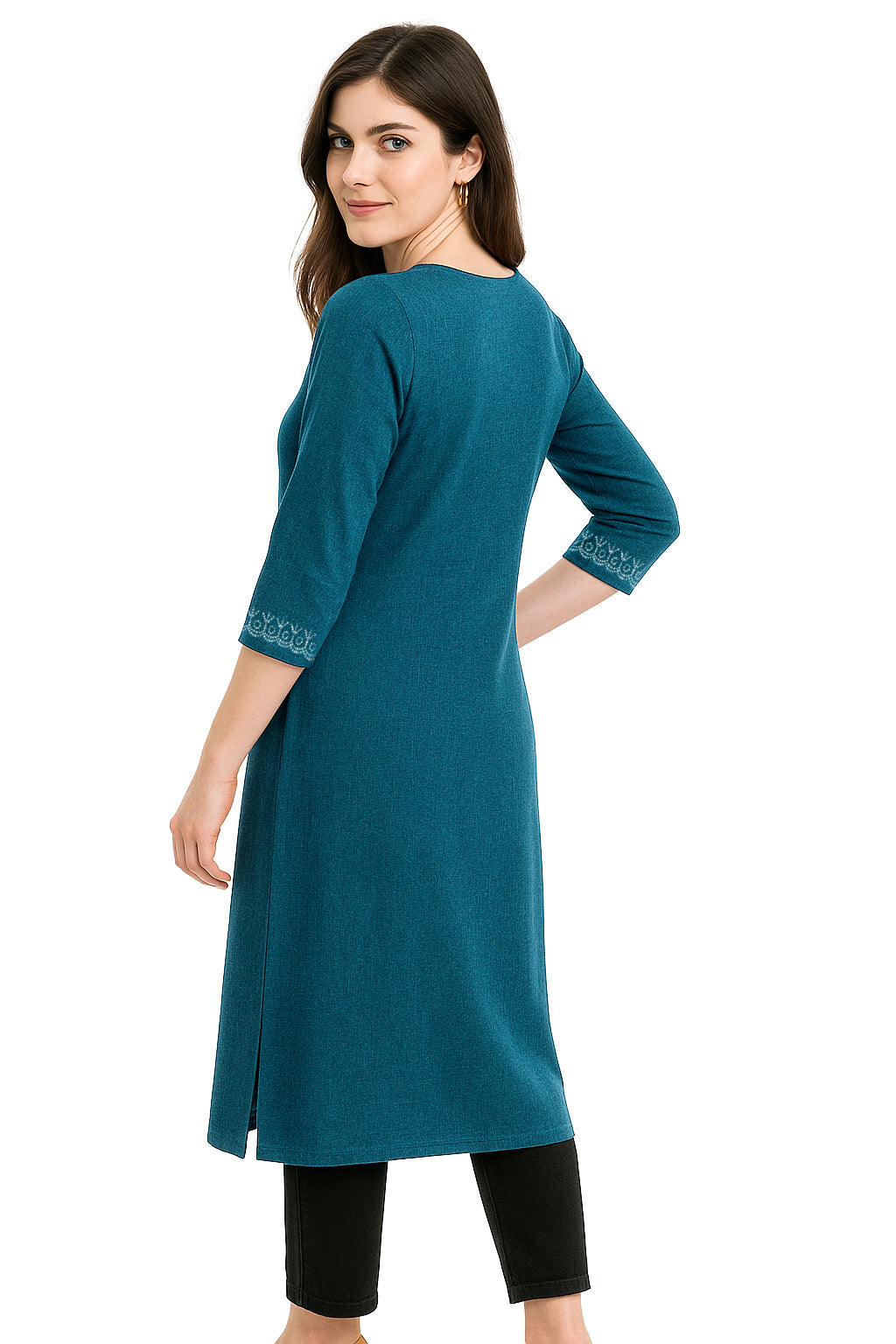 Green Long Top
