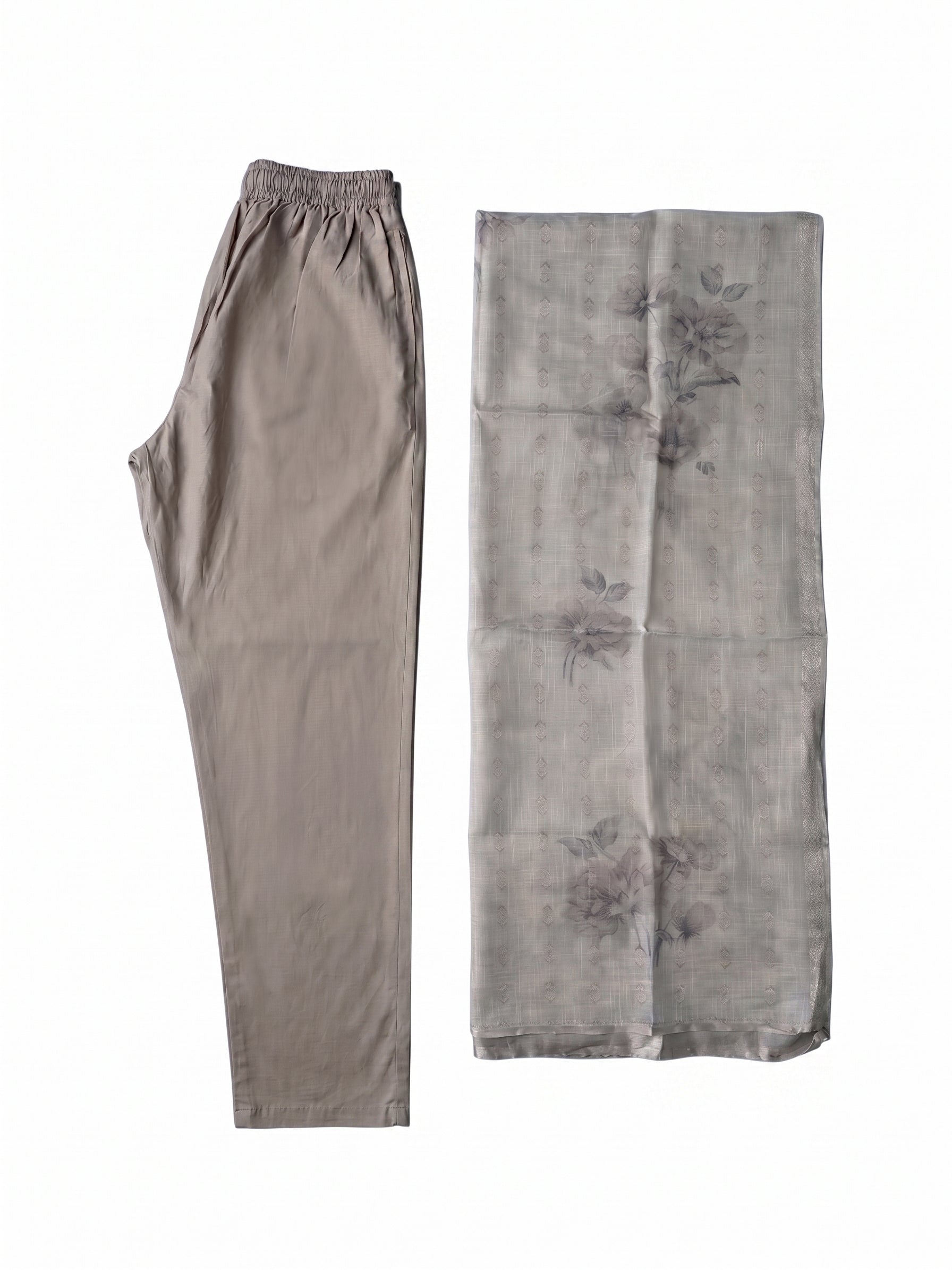 Brrown 3pc kurti