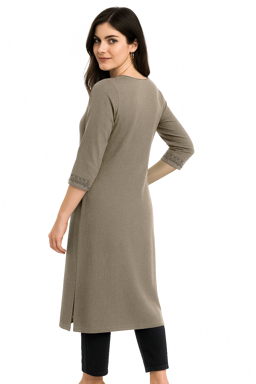 Light Brown Long Top