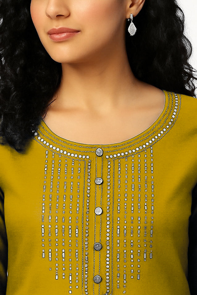 Yellow Stone Long Top