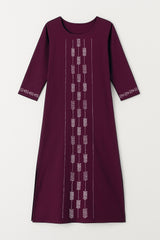 Maroon Long Top